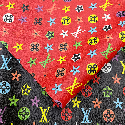 چرم ساختگی چاپی PVC ضد آب برای کیسه ها و صنایع دستی