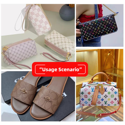 چرم ساختگی چاپی PVC ضد آب برای کیسه ها و صنایع دستی