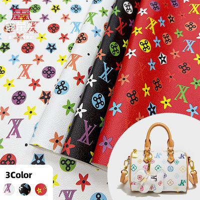 چرم ساختگی چاپی PVC ضد آب برای کیسه ها و صنایع دستی