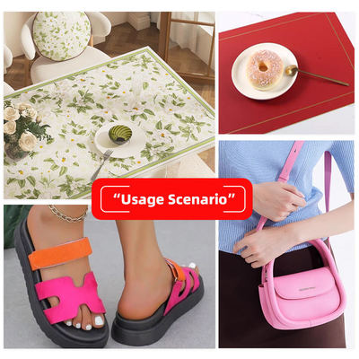 چرم مصنوعی نیمه PU دو رو با ضخامت 1.5 میلی‌متر برای کیف، کفش و اثاثیه