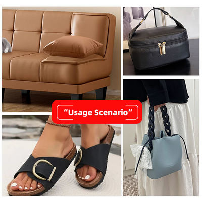 پارچه ی پارچه ای از پارچه ی چرم نیمه PU برای کیف ها کاناپه صندلی ماشین