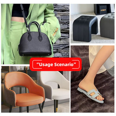 چرم مصنوعی PVC با طرح لیچی برای مبلمان، عرض 54 اینچ