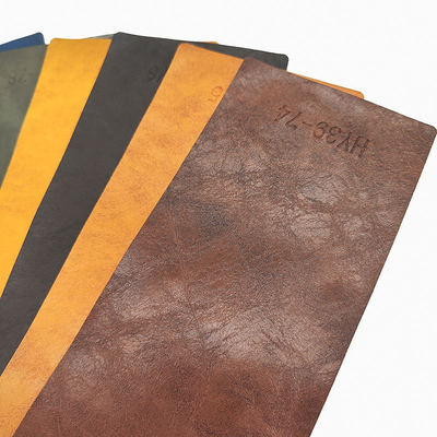 چرم مصنوعی PVC Crazy Horse Oil Wax برای مبلمان، عرض 54 اینچ