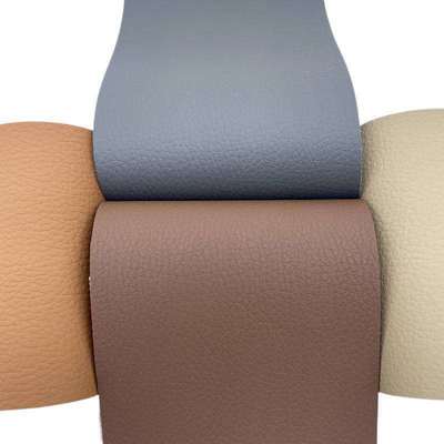 1.0mm PVC ضد پوشیدن چاپی 137 Litchi دانه پوست مصنوعی مصنوعی برای صندلی ماشین فرش مبل صندلی کمربند پارچه چرم جعلی