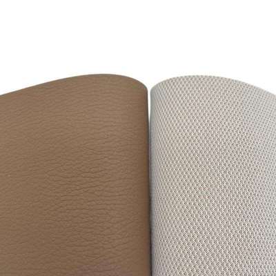 1.0mm PVC ضد پوشیدن چاپی 137 Litchi دانه پوست مصنوعی مصنوعی برای صندلی ماشین فرش مبل صندلی کمربند پارچه چرم جعلی