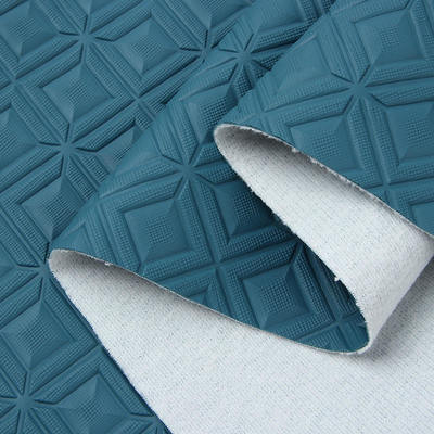 PVC Diamond Rhombus Style با سبک برجسته پوست مصنوعی مصنوعی برای اتومبیل پا صندلی ماشین مبل تزئین کیف پارچه پوست جعلی