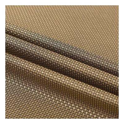 پی وی سی فلزی مروارید رنگ روشن الگوی بافت کوچک بسته بندی مصنوعی کیف پول جعبه کفش دفترچه یادداشت پارچه چرم جعلی