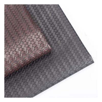 چرم مصنوعی طرح اریب بافت کیف دستی، روکش مبلمان، بسته بندی، کیف پول، جعبه، کفش، دفترچه یادداشت، پارچه