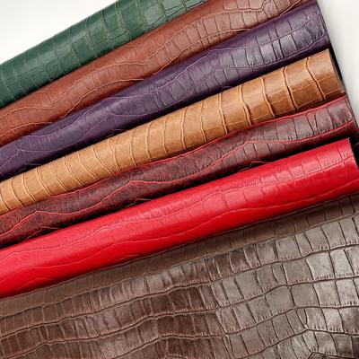 PVC بامبو دانه پوست مصنوعی مصنوعی کیف پول جعبه کفش Ntoebook پارچه چرم جعلی