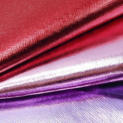 چرم مصنوعی طرح متقاطع فیلتر فیلم فلزی پی وی سی کیف دستی کیف پول کفش دفترچه یادداشت پارچه چرم مصنوعی