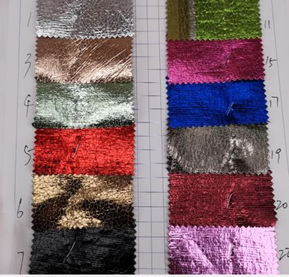 پارچه چرم مصنوعی بافت کروکدیل PVC برجسته ضد آب کششی برای کیف پول کفش دفترچه یادداشت مبل کیف استفاده از مبلمان