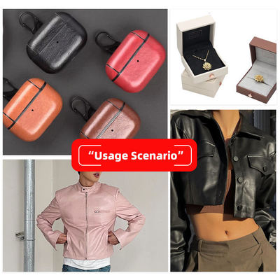 فرش کاهی لچکدار فیبر کربن گندم پوست مصنوعی برای کیف لباس گوشواره جعبه آستین پارچه پوست جعلی