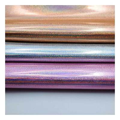 Pu Holographic Leather Little Grain Embossed Synthetic Artificial Faux Shoes Vanity Case Handbag Notebook Leather Fabric