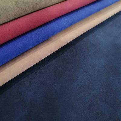 PU Nubuck چرم پارچه چرم مصنوعی نقلی پنبه کفش کفش کیف های یادداشت پارچه نقطه عمده فروشی