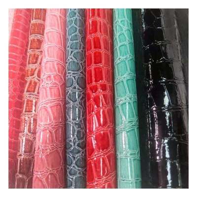 مدل سنگ درخشان بالا مدل پوست مصنوعی PVC مدل حیوانات کفش کیف و کیف پارچه چرم جعلی