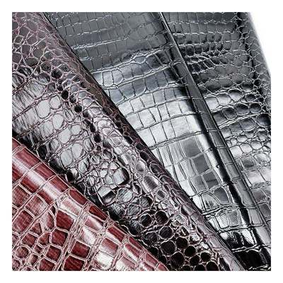مدل سنگ درخشان بالا مدل پوست مصنوعی PVC مدل حیوانات کفش کیف و کیف پارچه چرم جعلی
