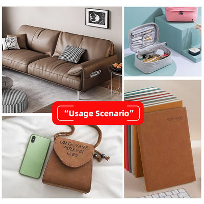 PU چرم مصنوعی بافت دار پوست گوسفند نوبوک برای کیف کفش کیف پول تزئین دفترچه یادداشت و قاب
