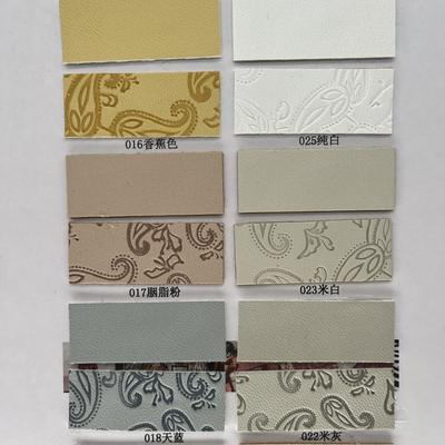 PU پوست مصنوعی فشرده شده برای کیسه کفش بسته بندی تخته میز پارچه پوست مصنوعی ساختگی