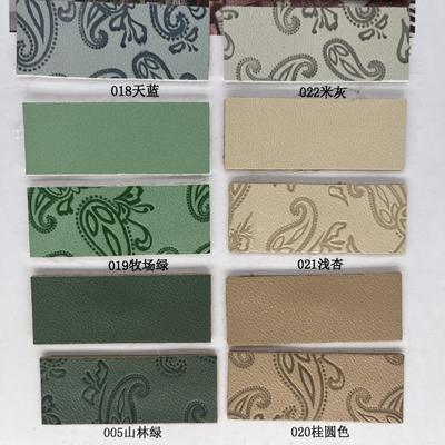 PU پوست مصنوعی فشرده شده برای کیسه کفش بسته بندی تخته میز پارچه پوست مصنوعی ساختگی