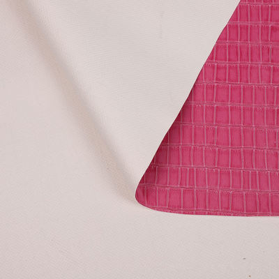 چرم مصنوعی مصنوعی با الگوی بامبو PVC براق برای تزئین کفش، کیف، جعبه و پارچه چرمی مصنوعی