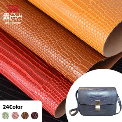 PVC طراحی مارمولک برجسته دانه پوست مصنوعی مصنوعی برای کیف کفش مبل کیف پول ماشین دکوراسیون کمربند پارچه پوست جعلی