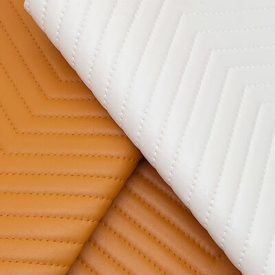 1.8mm Thick PVC Embroidery-Embossed Stripes Synthetic Faux Leather Waterproof Bag Table Mat Shoes Wallet Decorate Belt Sofa