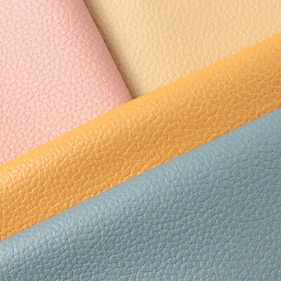 پارچه چرم مصنوعی نیمه PU، پارچه تکنولوژی، چرم مصنوعی با طرح پوست لیچی بزرگ و قابل تنفس برای مبل، صندلی، کمربند ایمنی خودرو