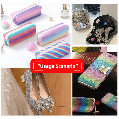 پارچه PU Glitter دوامدار چرم جعلی ضد آب کشش فرش پوششی پوششی صندلی ماشین کفش های بیرونی کیسه های صنایع دستی کلاه های صندلی دستکش