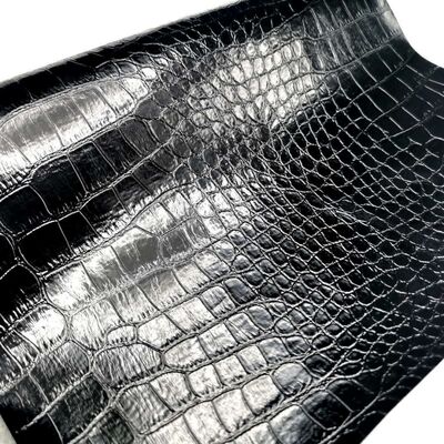 نشان دادن کروکودیل Pvc پوست مصنوعی مدل حیوانات کفش کیف و جعبه قیمت ارزان پارچه پوست جعلی