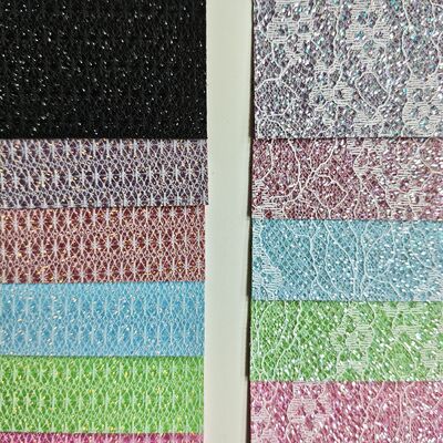 XR Glitter Synthetic Leather مدل برنج و رنگ گل
