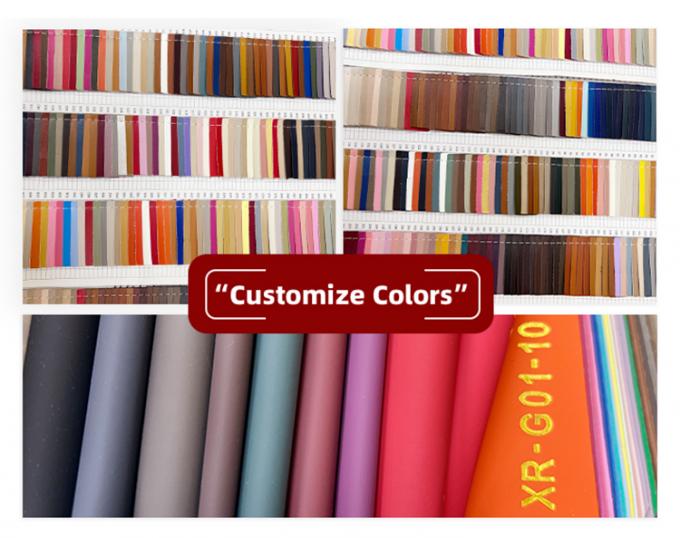 پارچه پوست مصنوعی PVC فوق العاده کشش پذیر پوست مصنوعی ساده با دانه های ضد گرد و خاک پوست جعلی برای مبلمان صندلی مبل صندلی صندلی ماشین کیسه 6