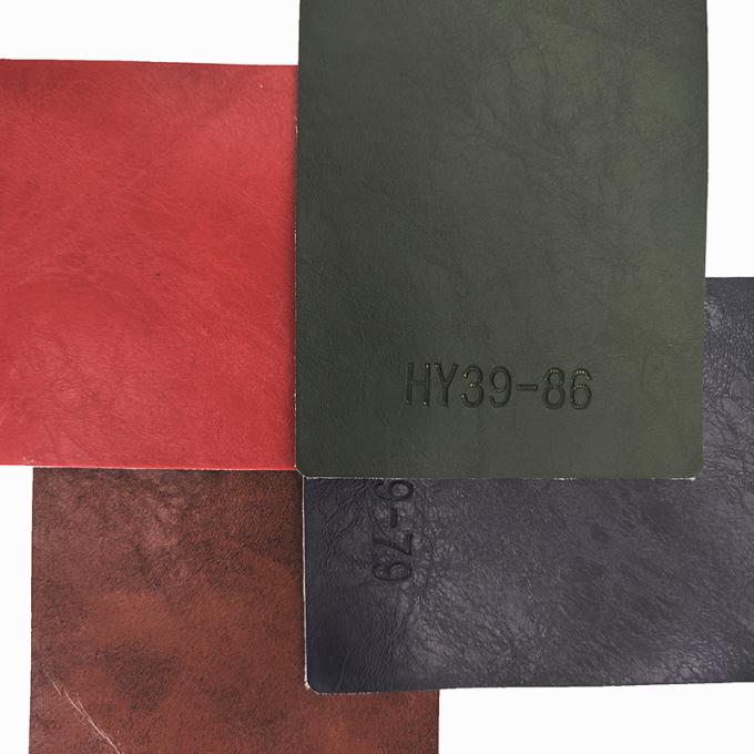 پنبه روغن اسب دیوانه شده PVC پوست مصنوعی مصنوعی برای صندلی کیف مبل کیف صندلی ماشین کمربند صندلی پارچه چرم جعلی 10