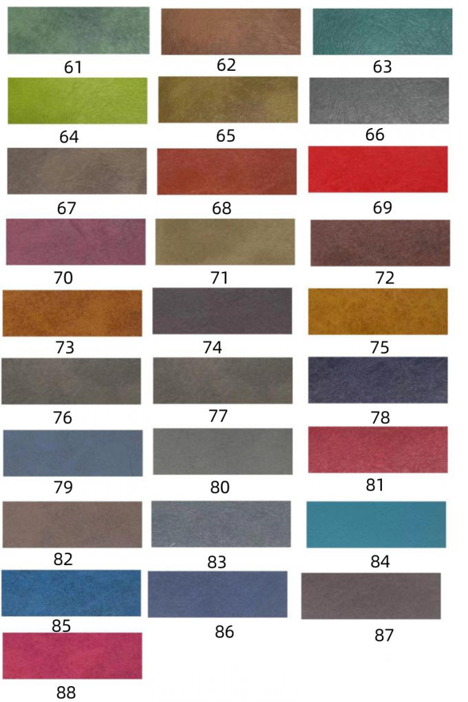 پنبه روغن اسب دیوانه شده PVC پوست مصنوعی مصنوعی برای صندلی کیف مبل کیف صندلی ماشین کمربند صندلی پارچه چرم جعلی 14