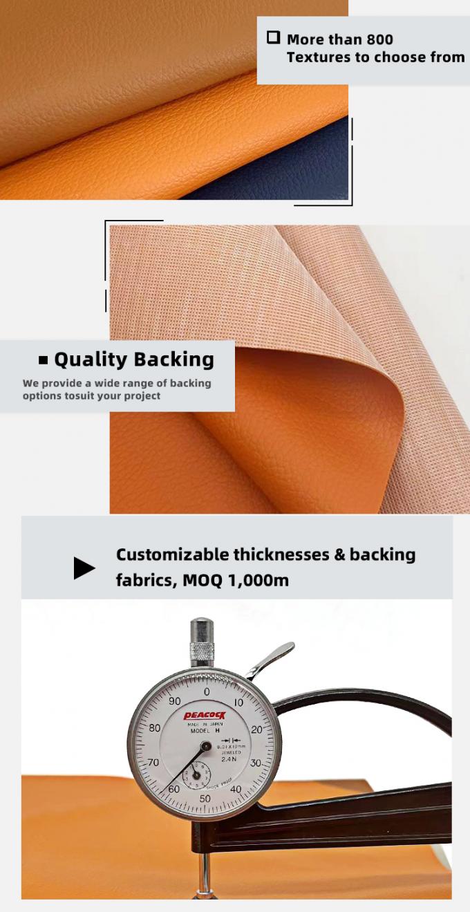 عمده فروشی لیتچی لیتچی پی وی سی ربات ضد آب چرم مصنوعی مصنوعی برای مبل صندلی مبلمان مواد چرم جعلی 5