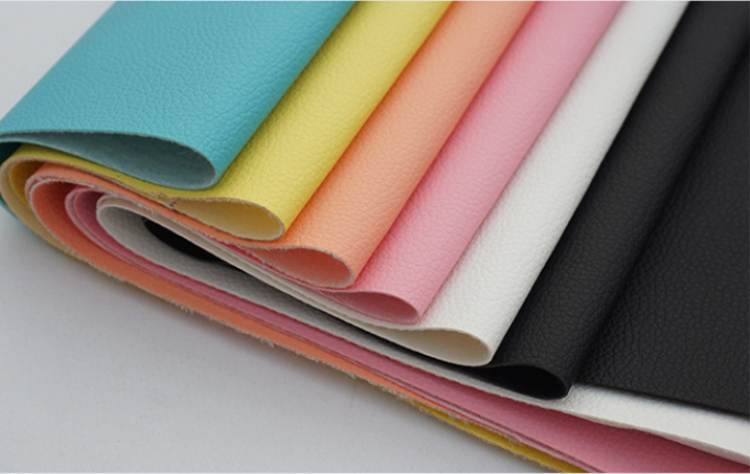 چرم مصنوعی بافت لیچی PVC برای مبلمان، عرض 54 اینچ 8