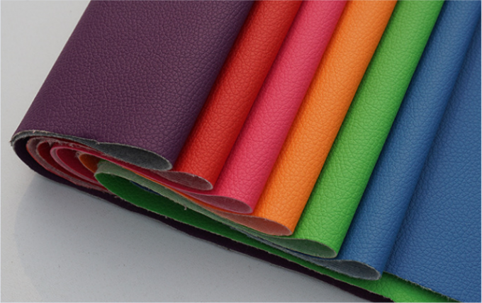 چرم مصنوعی بافت لیچی PVC برای مبلمان، عرض 54 اینچ 9