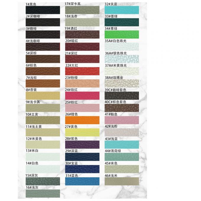 چرم مصنوعی بافت لیچی PVC برای مبلمان، عرض 54 اینچ 13