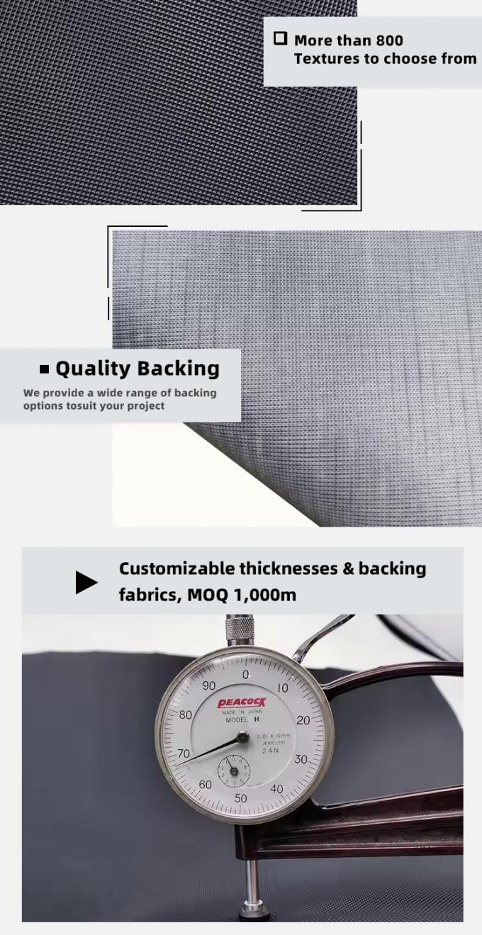 چرم پی وی سی مقاوم در برابر سایش برای صندلی های خودرو و مبلمان 5