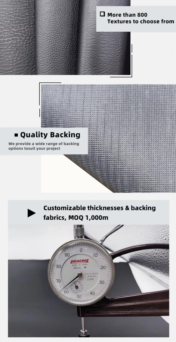 چرم پی وی سی مقاوم در برابر سایش برای مبلمان با عرض 140 سانتی متر 5