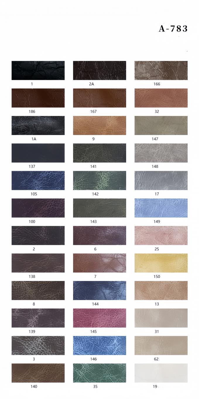 1.5mm PVC چرم با پشت پرده سوئید برای مبلمان و کیسه ها 12