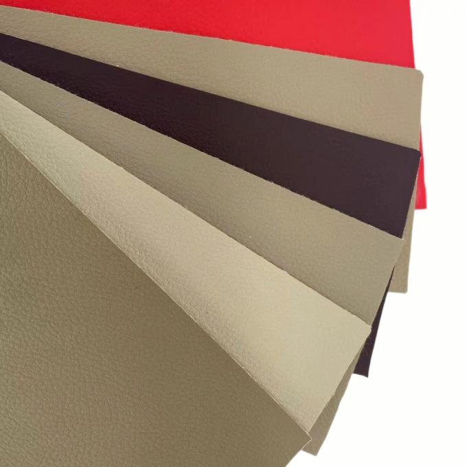 PVC مقاومت در برابر سفت شدن چرم برجسته برای صندلی ماشین پوشش 54 "عریض 6