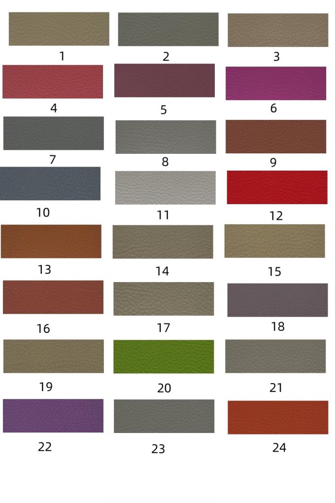 PVC مقاومت در برابر سفت شدن چرم برجسته برای صندلی ماشین پوشش 54 "عریض 13