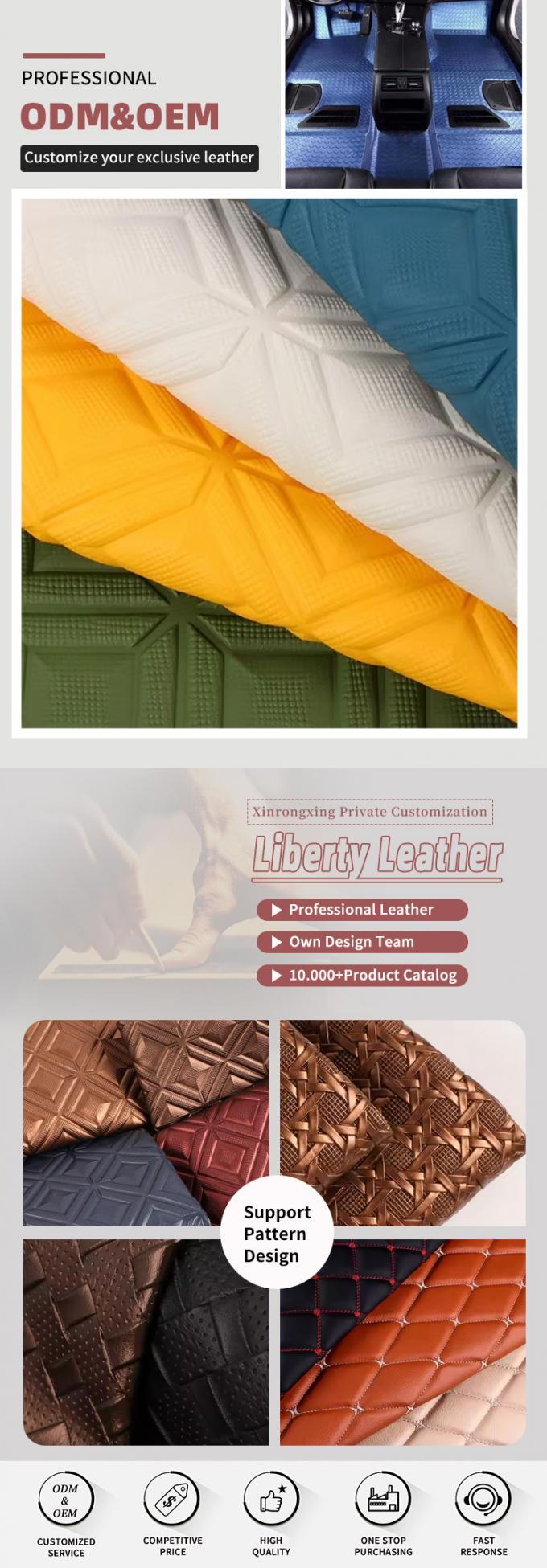 PVC Diamond Rhombus Style با سبک برجسته پوست مصنوعی مصنوعی برای اتومبیل پا صندلی ماشین مبل تزئین کیف پارچه پوست جعلی 4