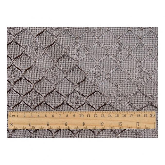 عمده فروشی عمده فروشی Pvc روشن الگوی هندسی بسته بندی پوست مصنوعی کیف پول جعبه دفترچه یادداشت پارچه چرم جعلی 6