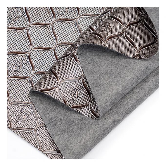 عمده فروشی عمده فروشی Pvc روشن الگوی هندسی بسته بندی پوست مصنوعی کیف پول جعبه دفترچه یادداشت پارچه چرم جعلی 8