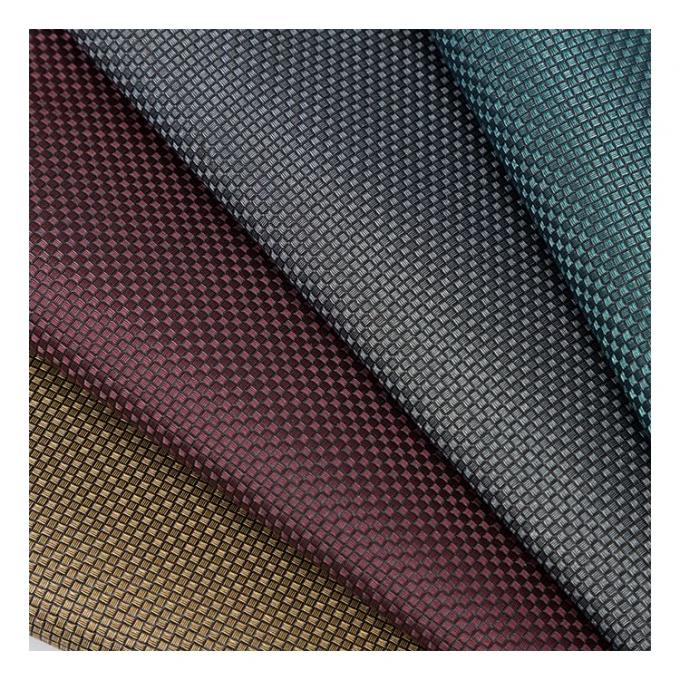 پی وی سی فلزی مروارید رنگ روشن الگوی بافت کوچک بسته بندی مصنوعی کیف پول جعبه کفش دفترچه یادداشت پارچه چرم جعلی 9