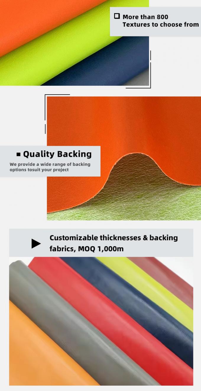 کیف پول چرمی مصنوعی بافت PVC R64، کفش، دفترچه یادداشت، پارچه چرمی 5