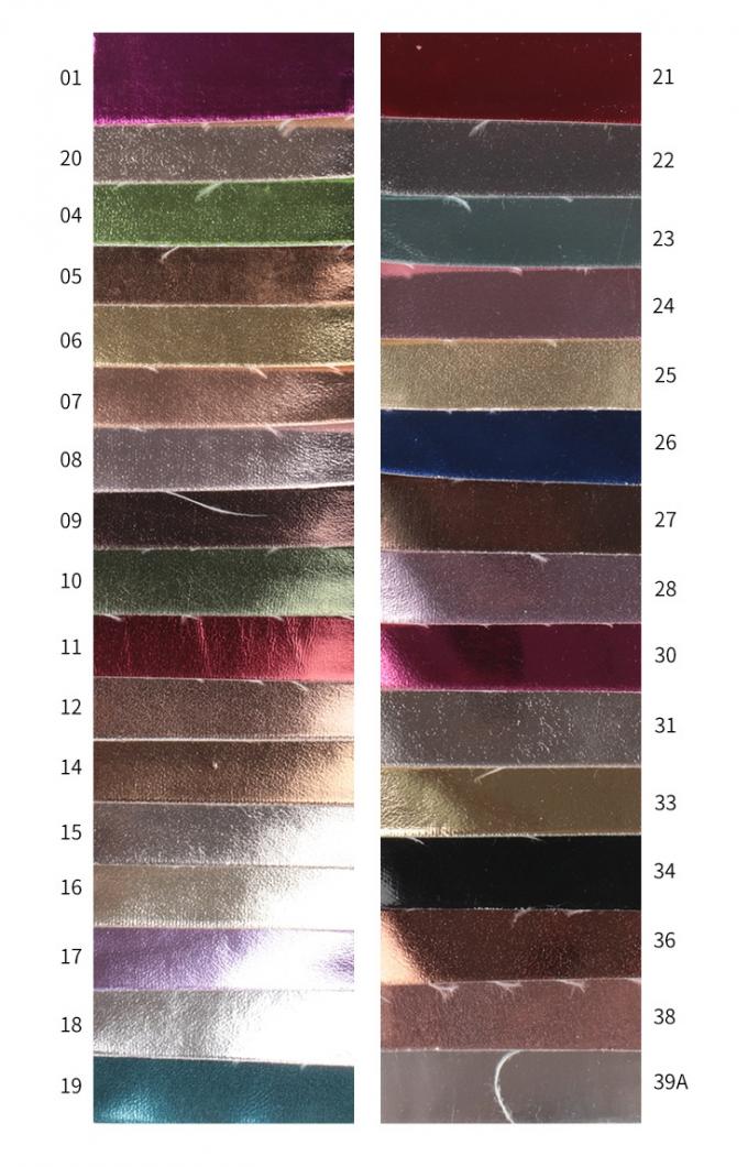 فیلم فلزی PU R61 دانه گوسفند پوست مصنوعی پوشاک کیف پول جعبه کفش کیف یادداشت پارچه پوست جعلی 11