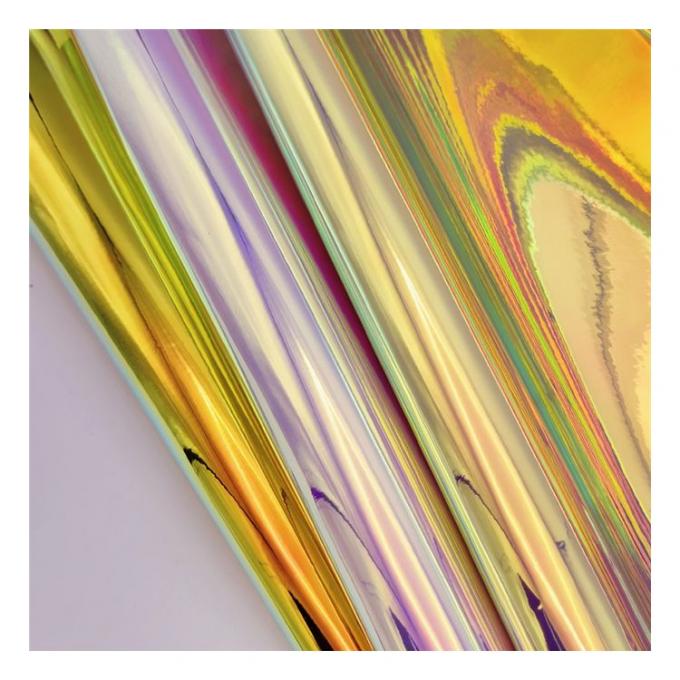 چرم مصنوعی رنگینکمانی هولوگرافی متالیک آینهای رنگارنگ کیف کفش کیف دستی دفترچه یادداشت پارچه چرمی 9