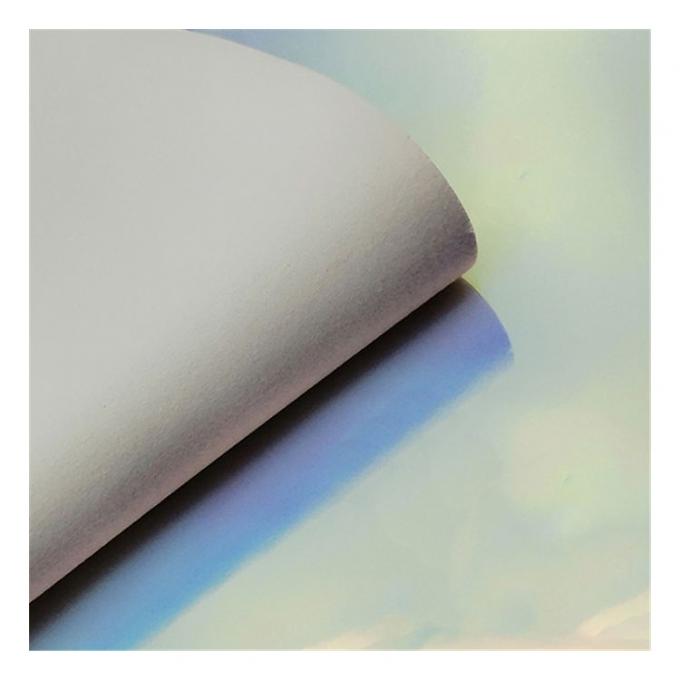 چرم مصنوعی رنگین&zwnj;کمانی هولوگرافی متالیک آینه&zwnj;ای رنگارنگ کیف کفش کیف دستی دفترچه یادداشت پارچه چرمی 12